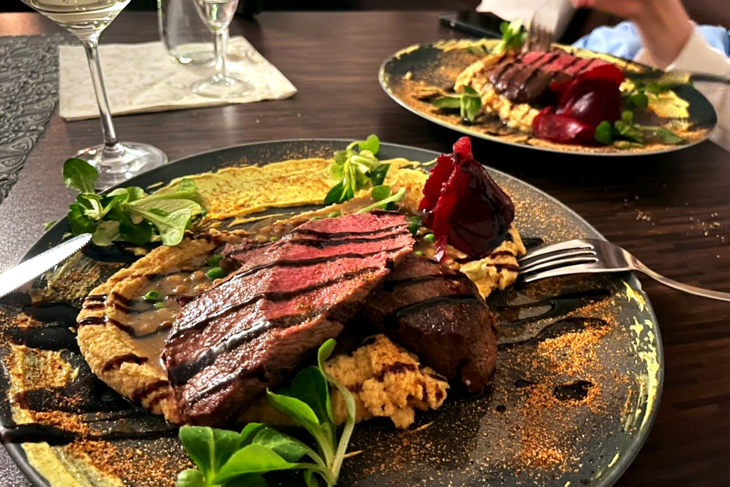 Steakgericht im Am Platzl